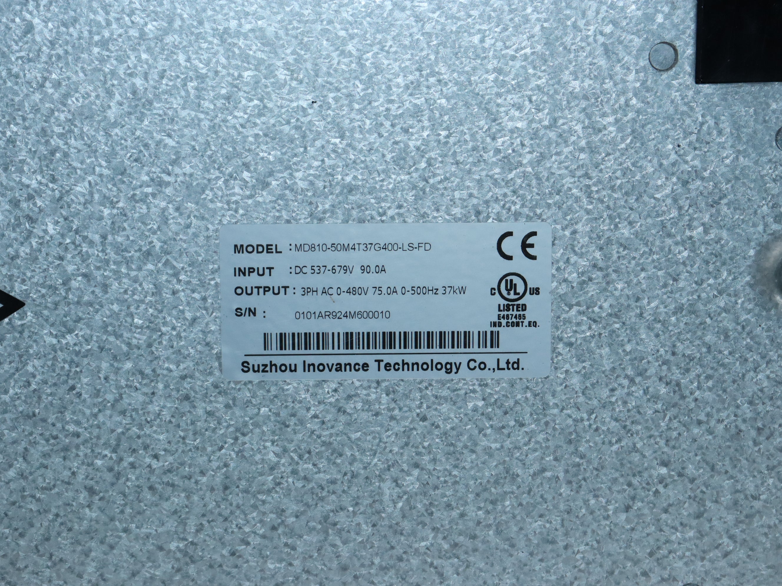 INOVANCE MD810-50M4T37G400-LS-FD驅動程式