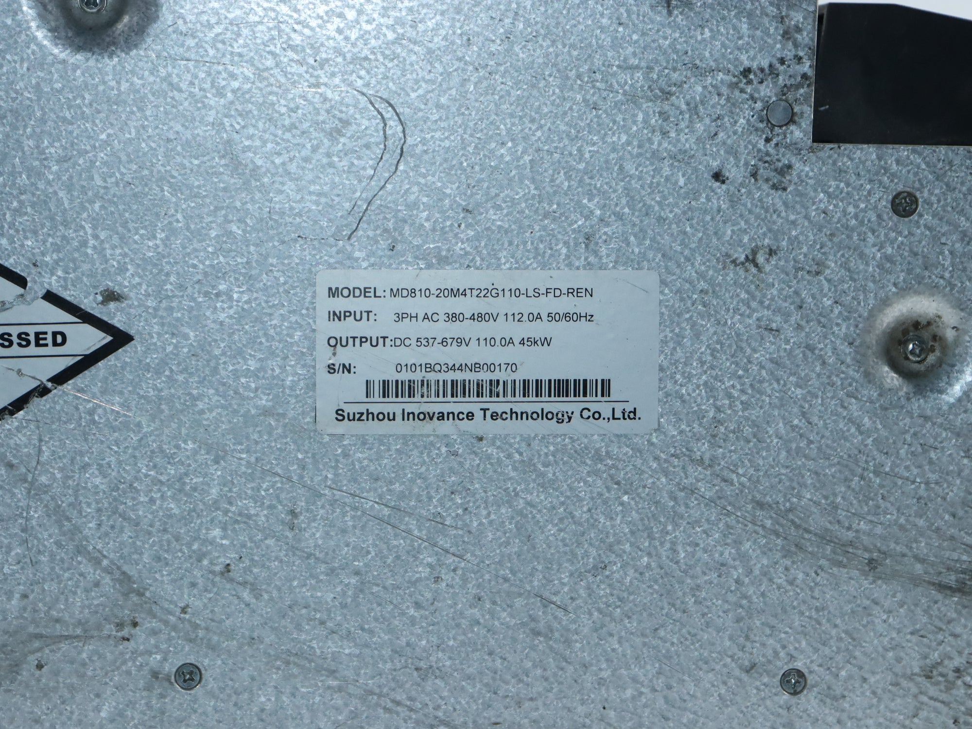 INOVANCE MD810-20M4T22G110-LS-FD-REN驅動程式