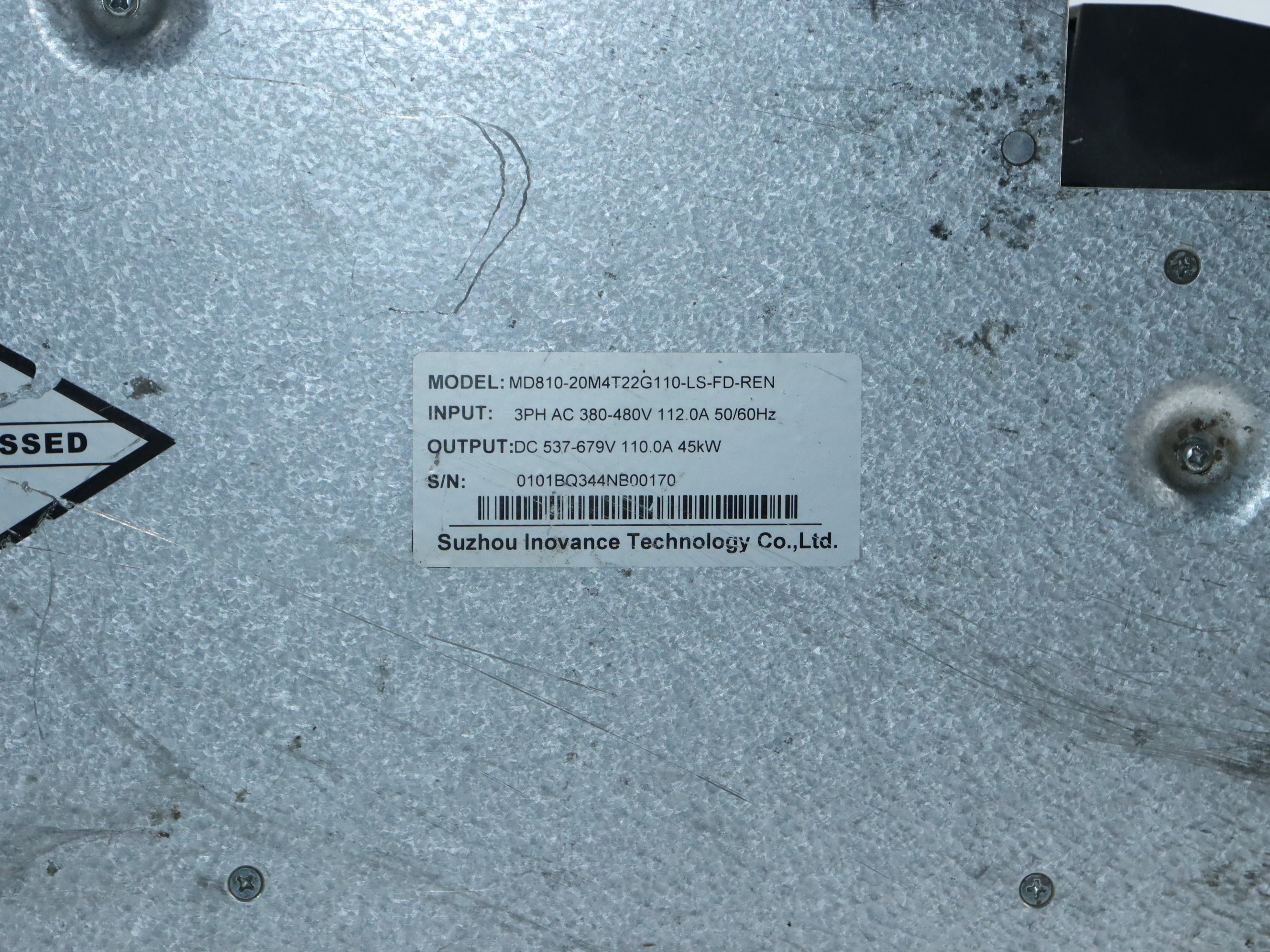 INOVANCE MD810-20M4T22G110-LS-FD-REN驅動程式