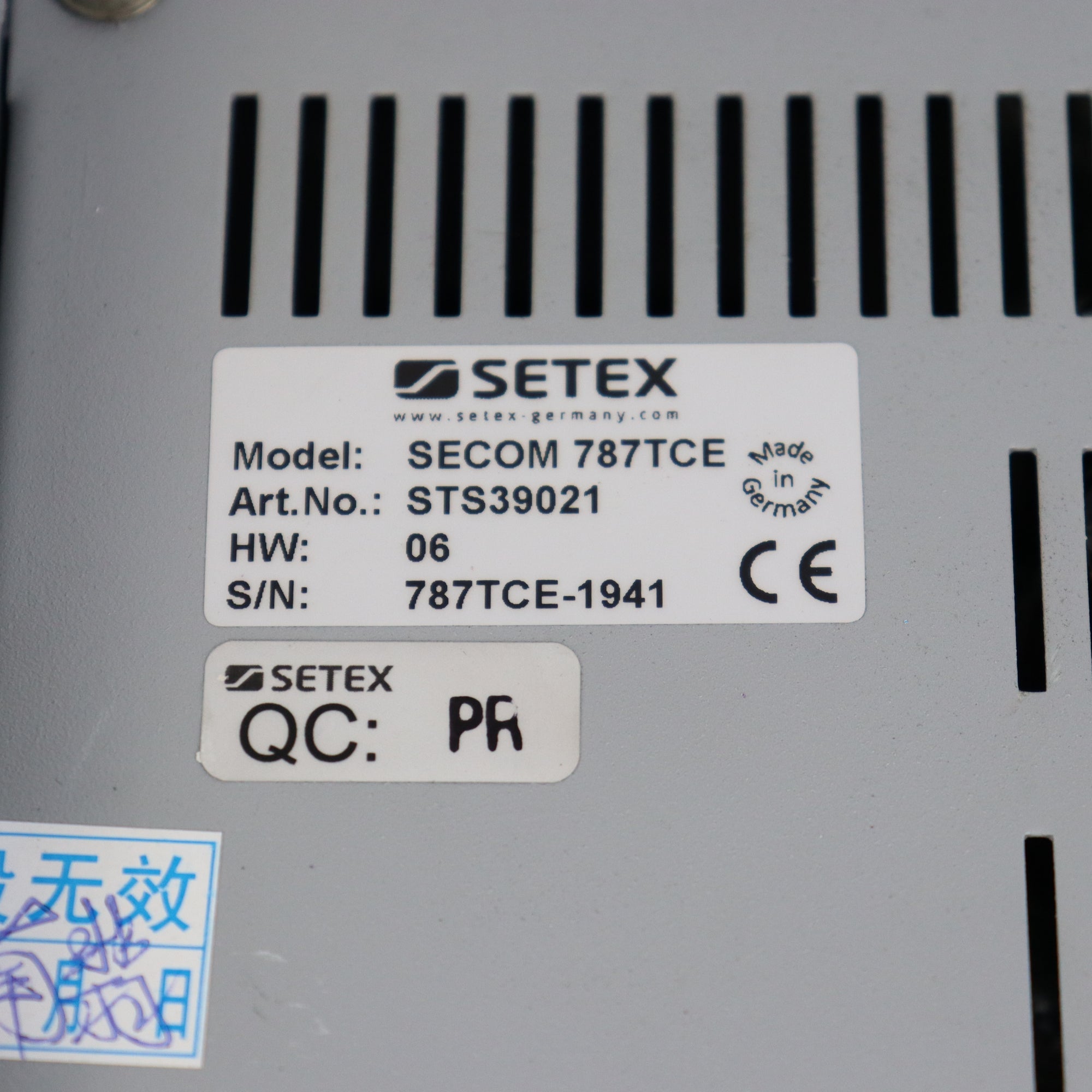 SETEX 787TCE染色機電腦