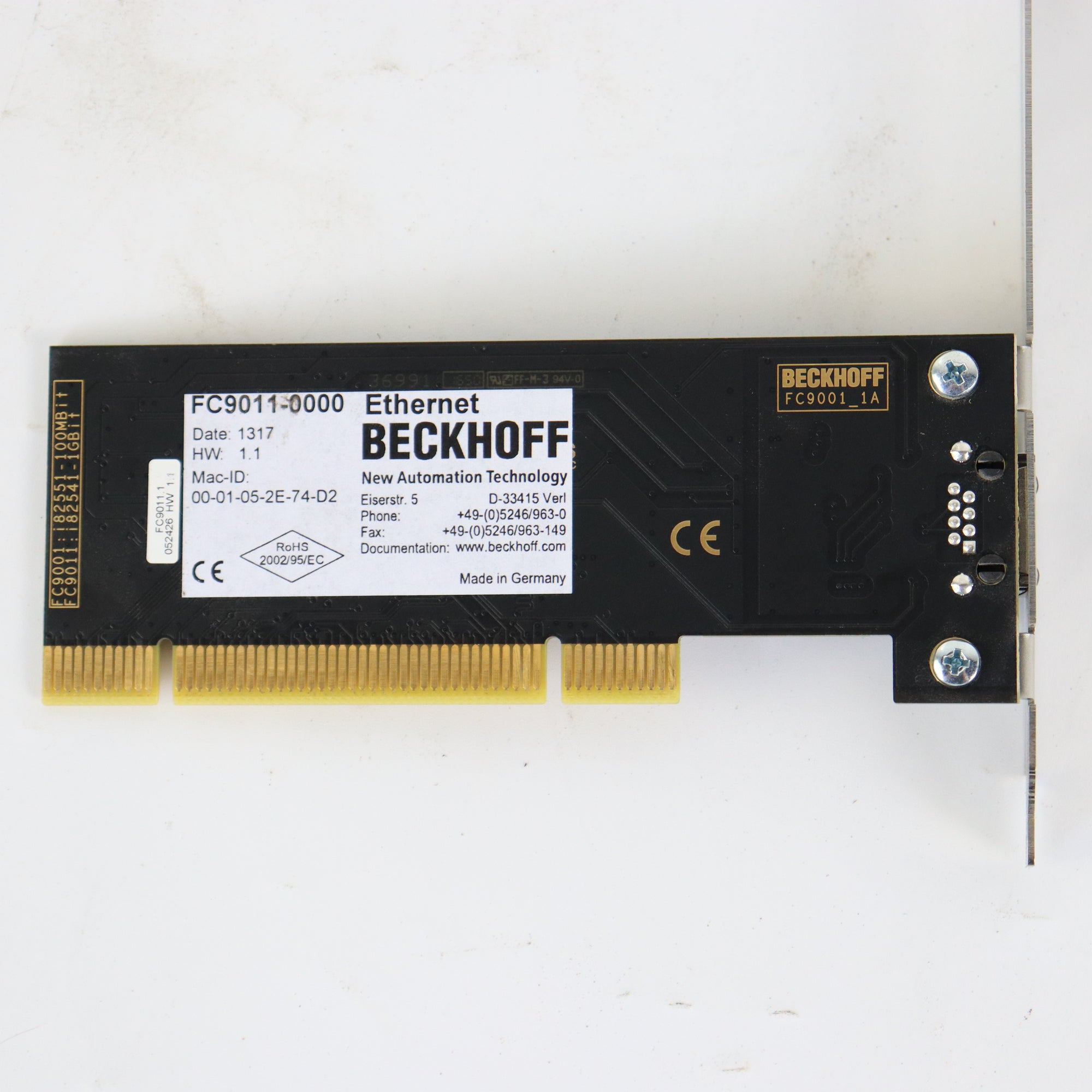 Beckhoff FC9011-0000 電路板