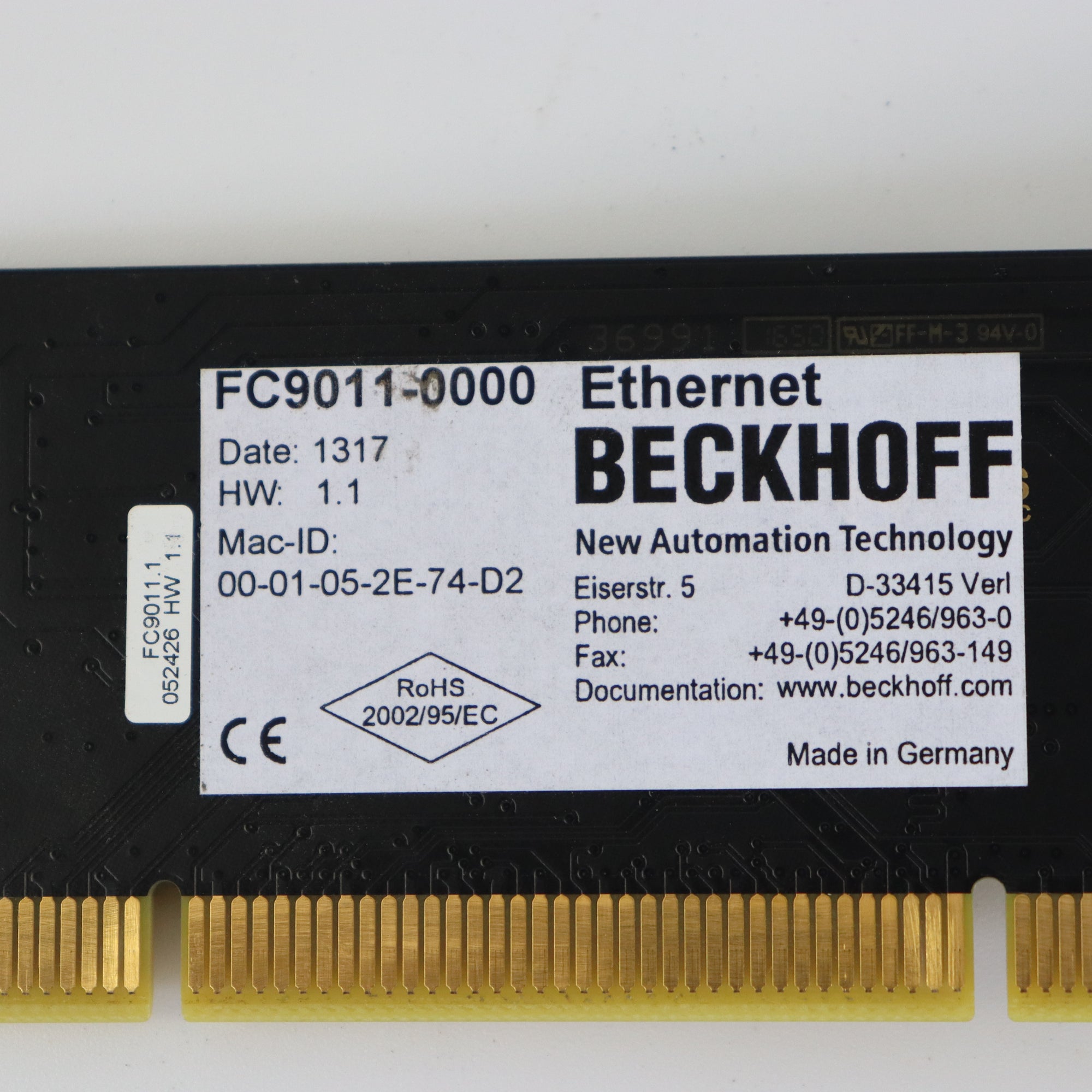 Beckhoff FC9011-0000 電路板