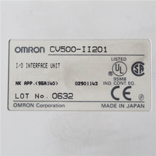 Load image into Gallery viewer, OMRON CV500-II201 I/O Interface Unit