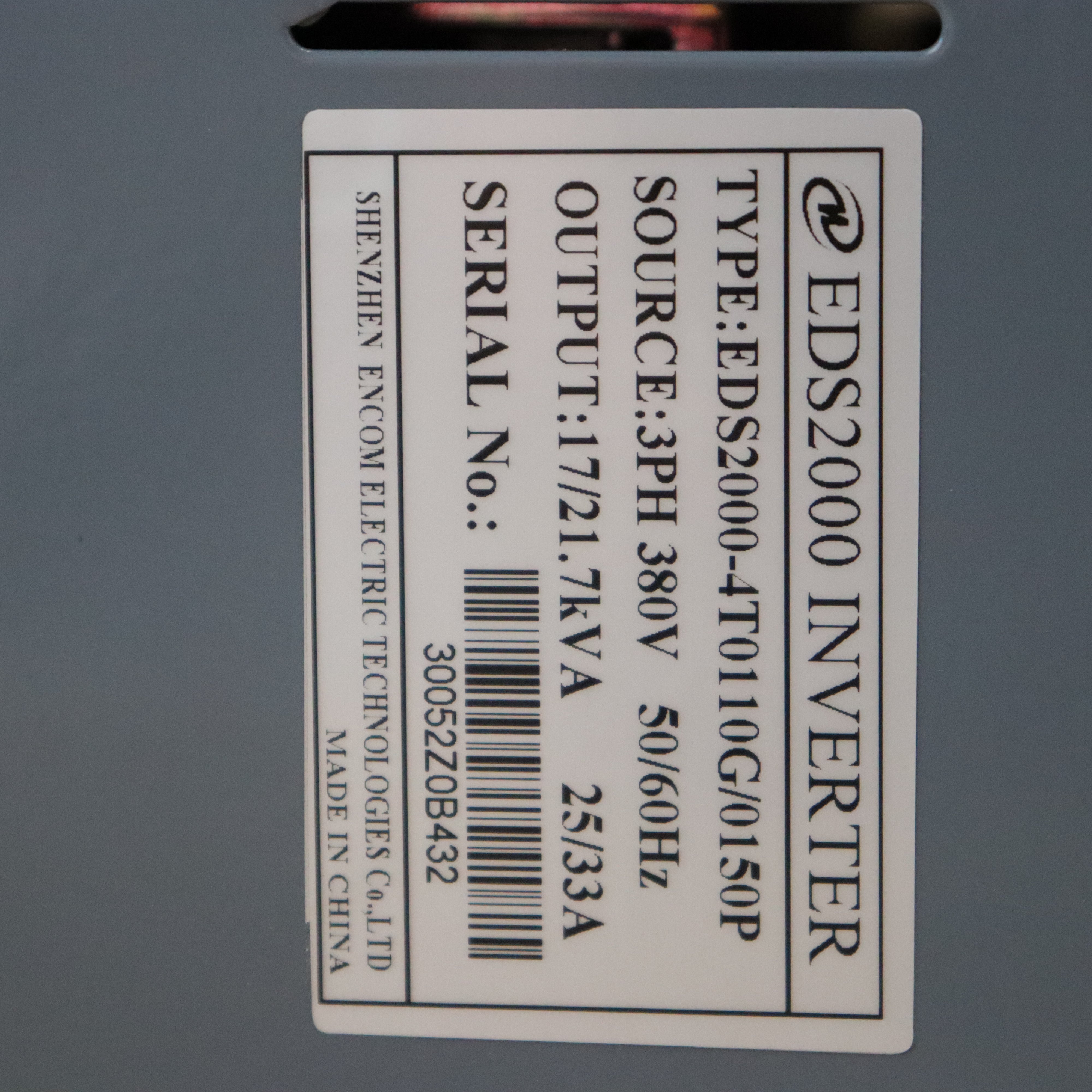 ENC EDS2000-4T0110G/0150P Inverter - Rockss Automation