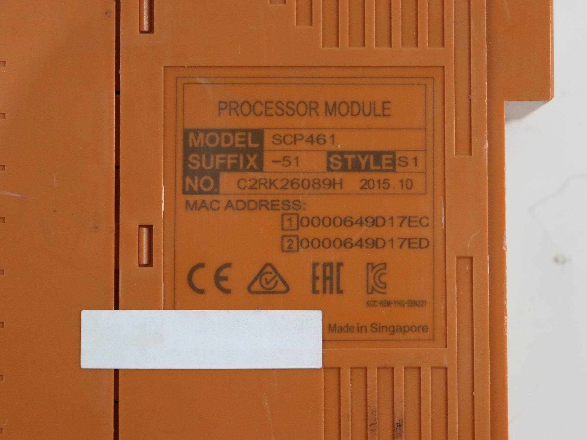 橫河 SCP461-51 處理器模組