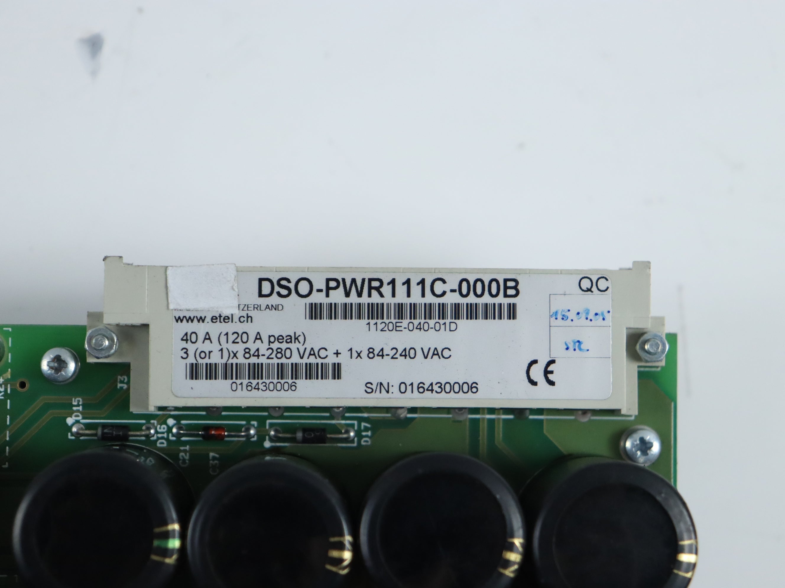 ETEL DSO-PWR111C-000B 電源板