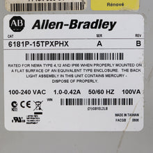 將圖片載入圖庫檢視器 Allen-Bradley 6181P-15TPXPHX Touch Screen
