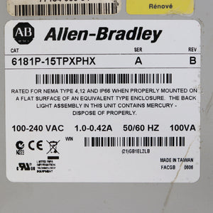 Allen-Bradley 6181P-15TPXPHX Touch Screen