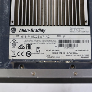 Allen-Bradley 6181P-15C2SW71AC Touch Screen