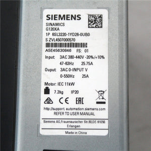 SIEMENS 6SL3220-1YD26-0UB0 Inverter