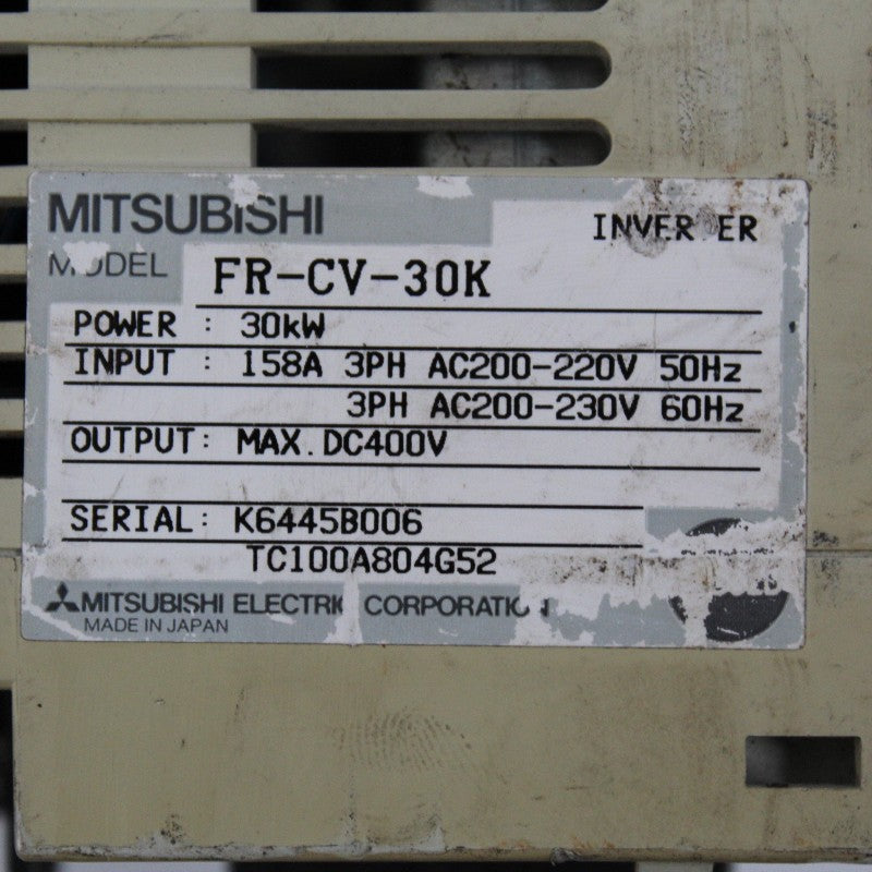 三菱 FR-CV-30K 變頻器 30kW 輸入 200/230V