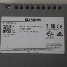 Load image into Gallery viewer, SIEMENS 6AV2123-2GB03-0AX0 Touch Screen