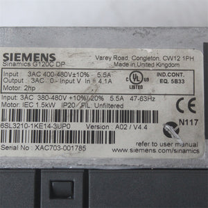 SIEMENS 6SL3210-1KE14-3UP0 Inverter