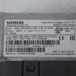 SIEMENS 6SL3210-1KE14-3UP1 Inverter