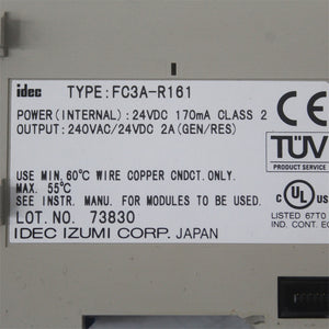 IDEC FC3A-R161 Relay Output Module