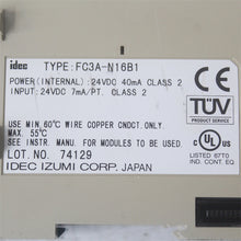 將圖片載入圖庫檢視器 IDEC FC3A-N16B1 DC Input Module