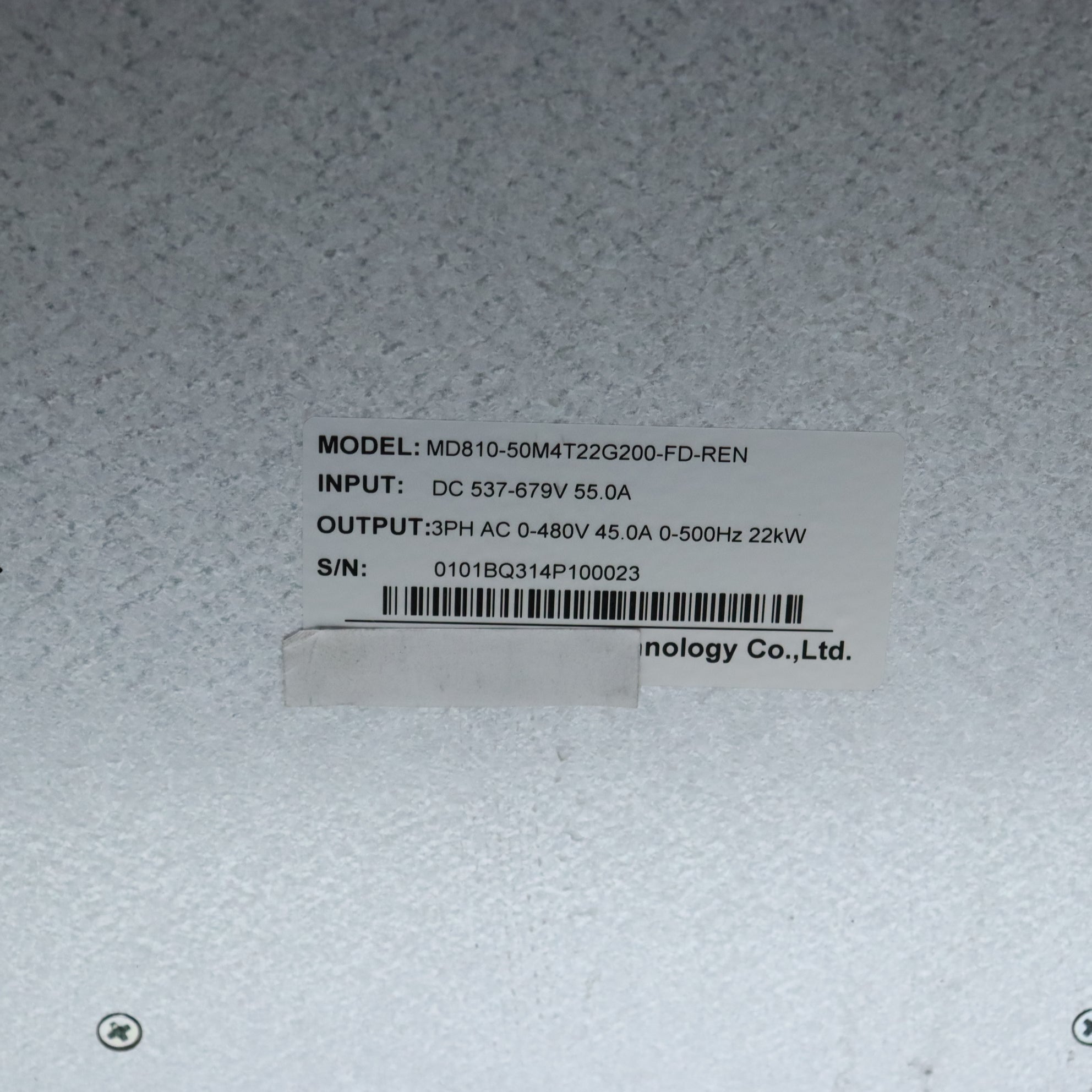 INOVANCE MD810-50M4T22G200-FD-REN驅動程式