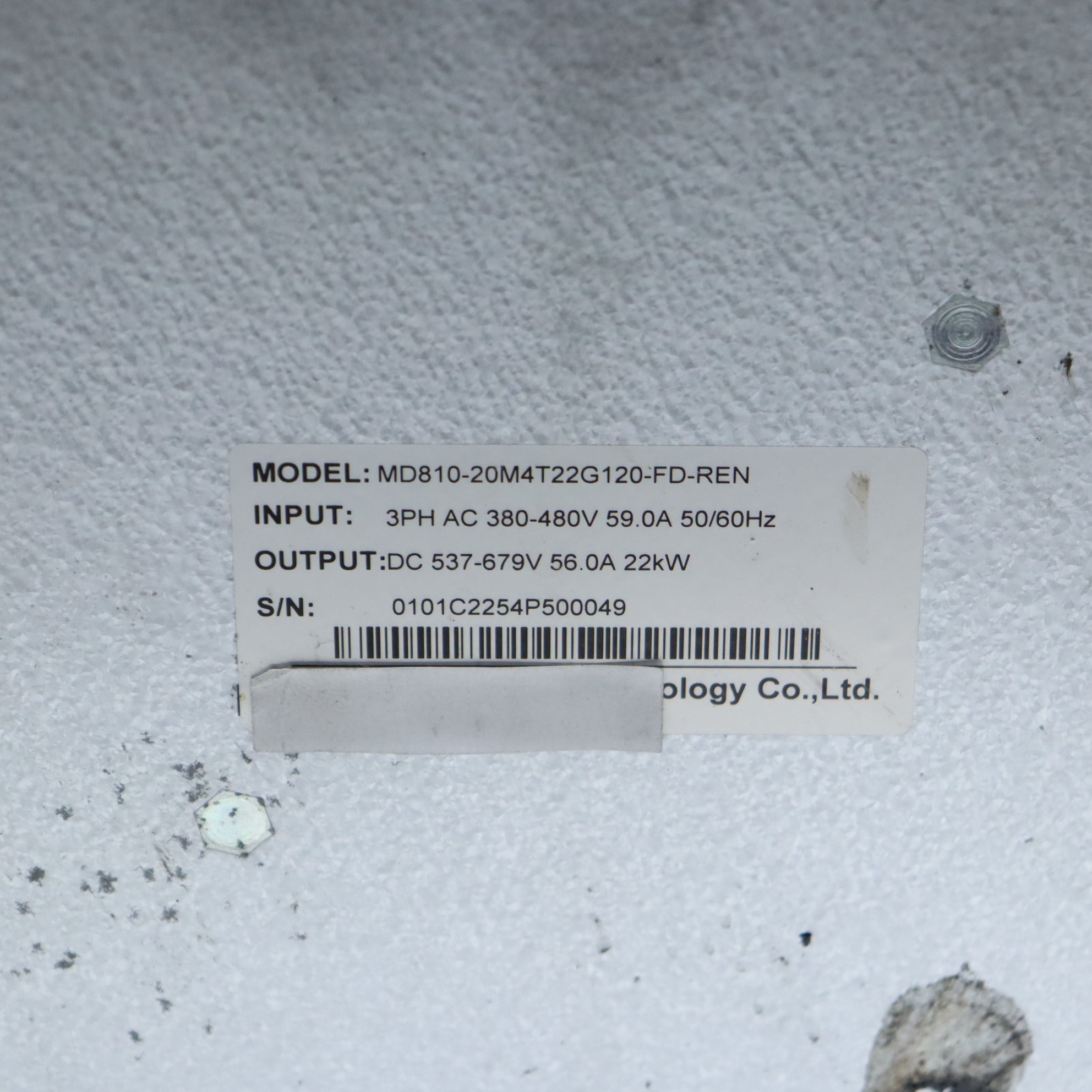 INOVANCE MD810-20M4T22G120-FD-REN驅動程式