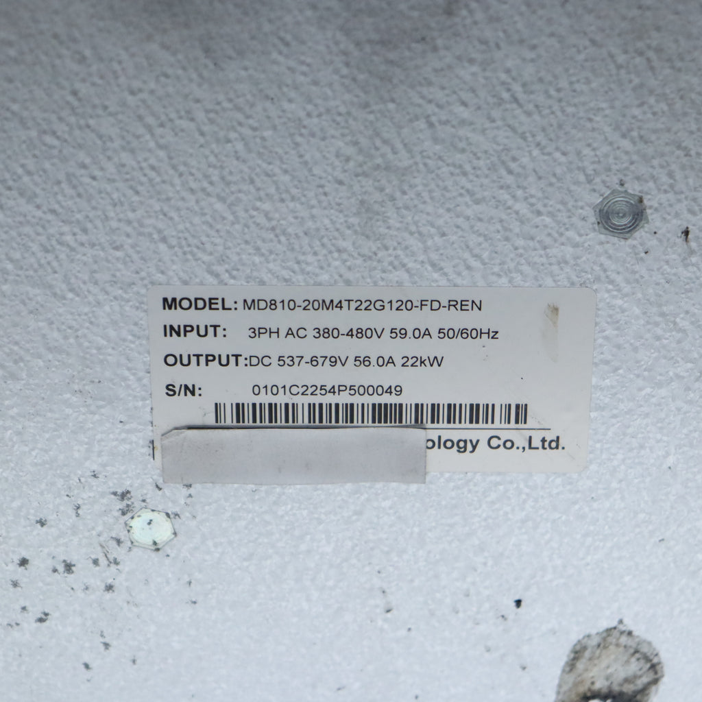 INOVANCE MD810-20M4T22G120-FD-REN驅動程式