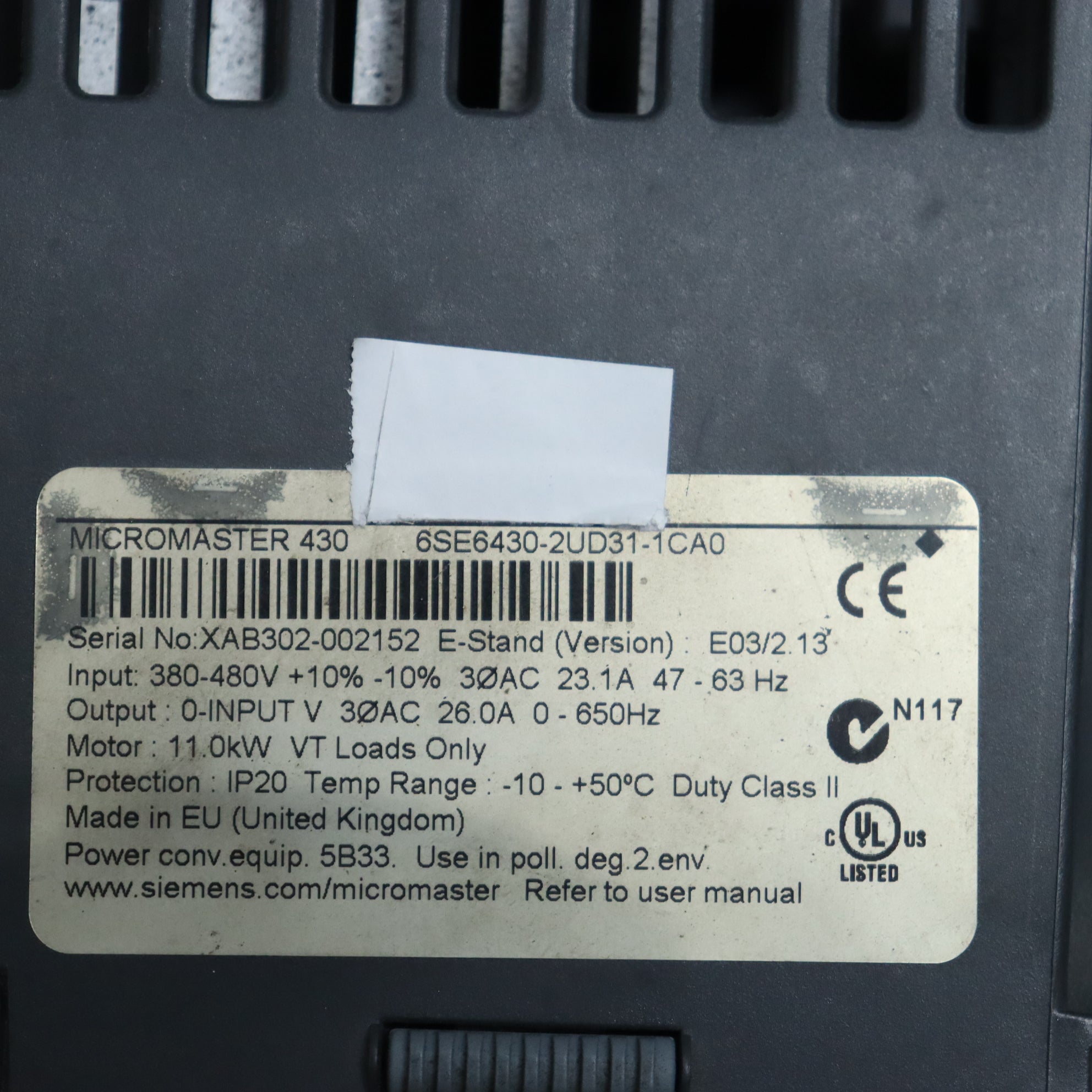 西門子6SE6430-2UD31-1CA0變頻器