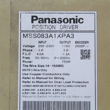 將圖片載入圖庫檢視器 Panasonic MSS083A1XPA3 Position Driver