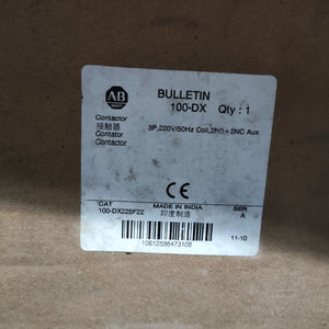 ALLEN-BRADLEY 100-DX225F22 Contactor