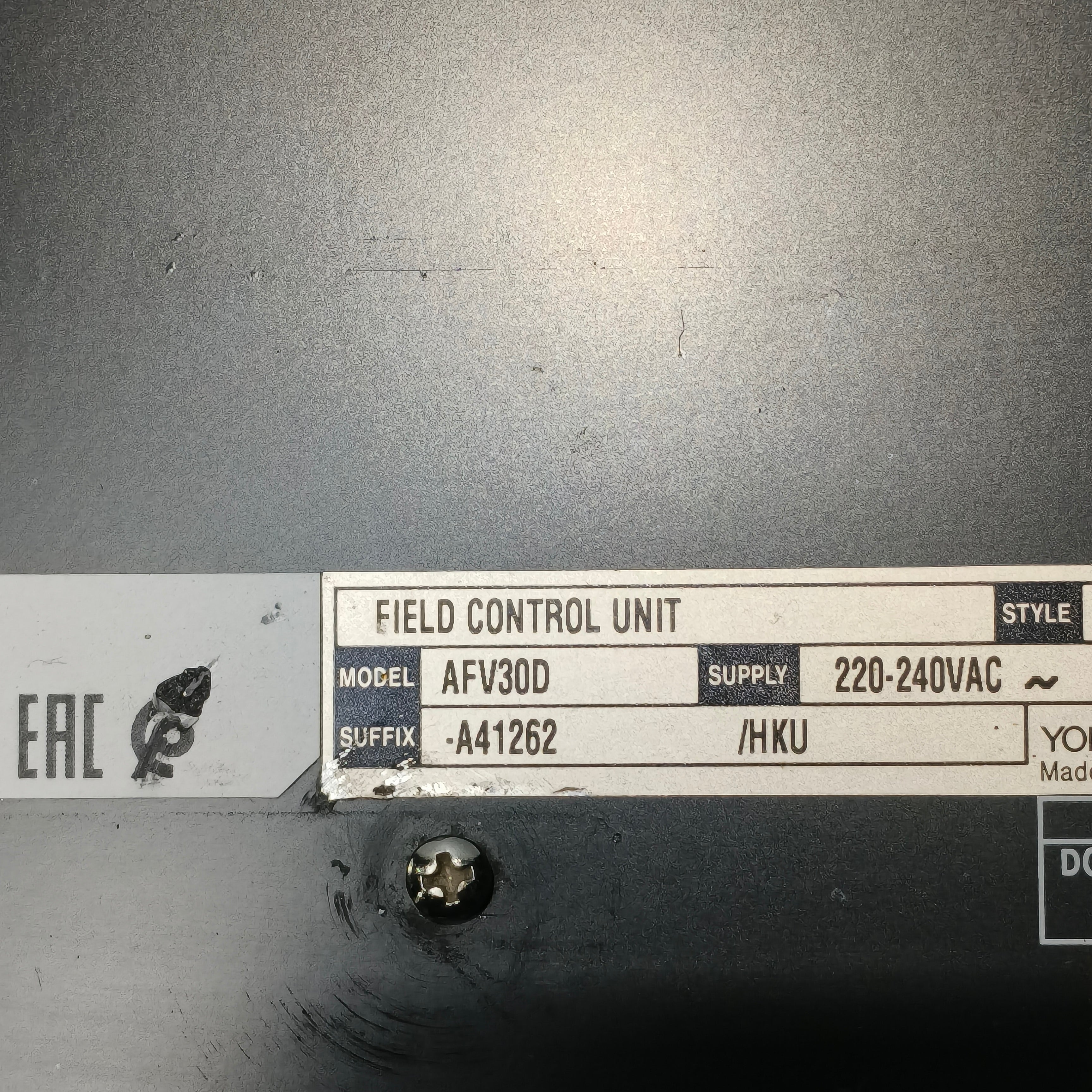 橫河 AFV30D-A41262 PLC底座