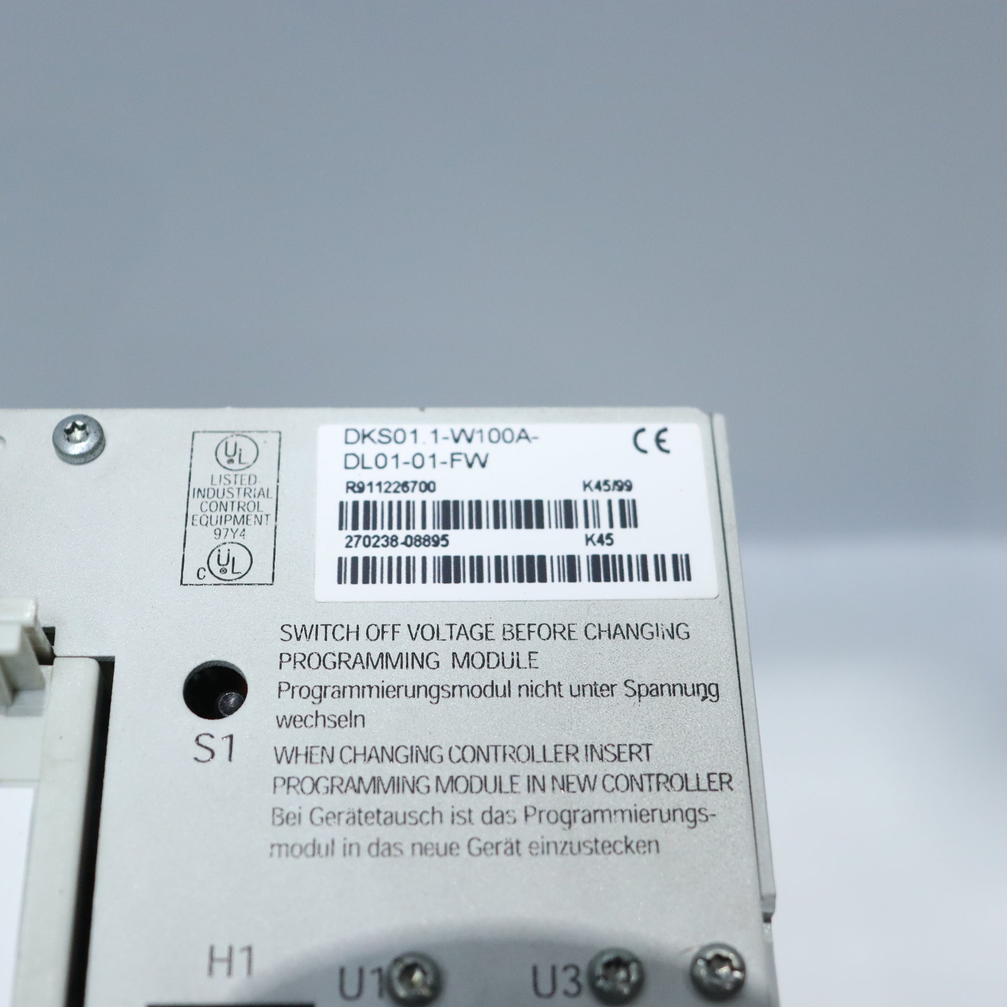 REXROTH  Drive  DKS01.1-W100A-DL01-01-FW - Rockss Automation