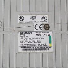 將圖片載入圖庫檢視器 MITSUBISHI MDS-R-V1-60 Servo Drive Unit