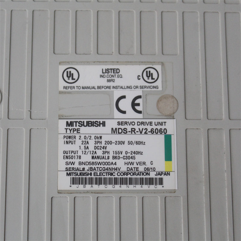 MITSUBISHI MDS-R-V2-6060 Servo Drive Unit