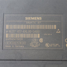 Load image into Gallery viewer, SIEMENS 6ES7417-4XL00-0AB0 CPU417-4 Processor Module