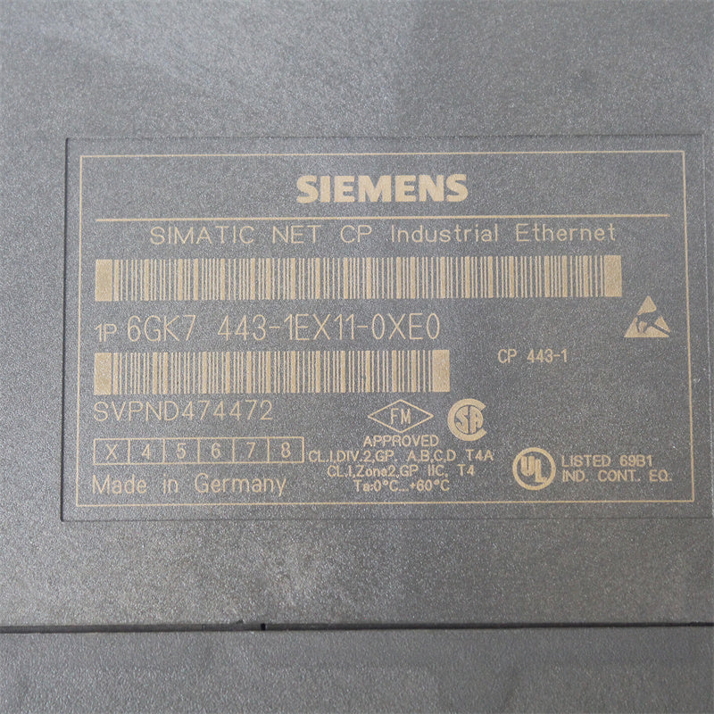 西門子 6GK7443-1EX11-0XE0 通訊處理器