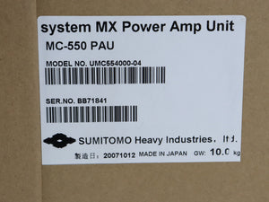 Sumitomo MC-550 PAU UMC554000-04 Servo Driver