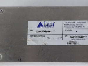 LAM Research 853-255249-007 Semiconductor Accessory
