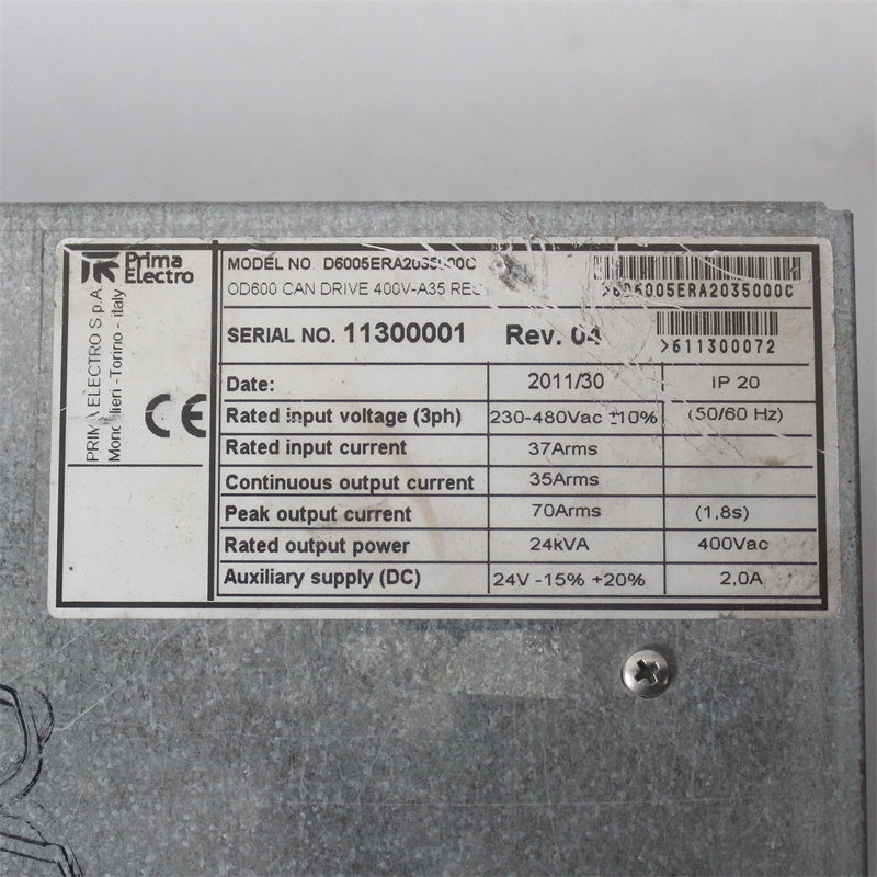 Prima Electro D6005ERA2035000C Servo Driver