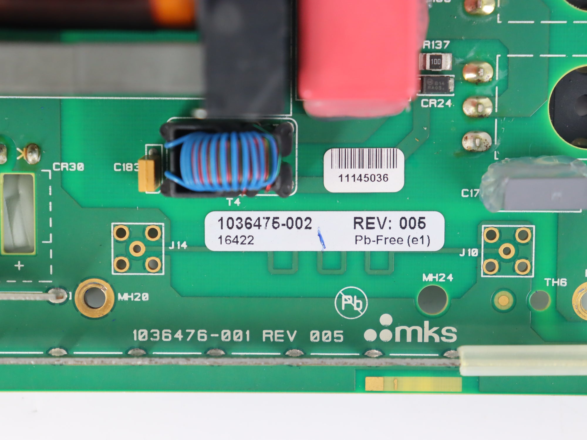 MKS 1036476-001 板