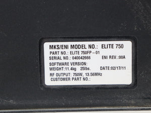 MKS ELITE 750FP-01 RF Plasma Generator
