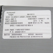將圖片載入圖庫檢視器 Honeywell 0190-20139/D Sputtering coating tray