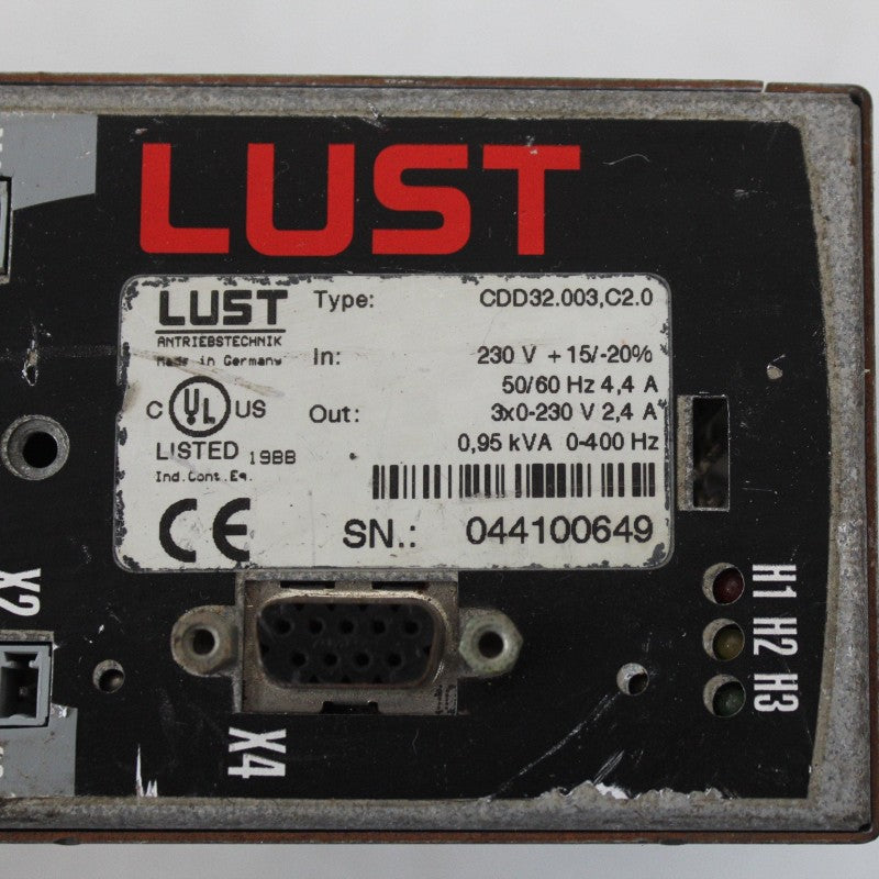 Lust CDD32.003.C2.0伺服驅動器輸入230V