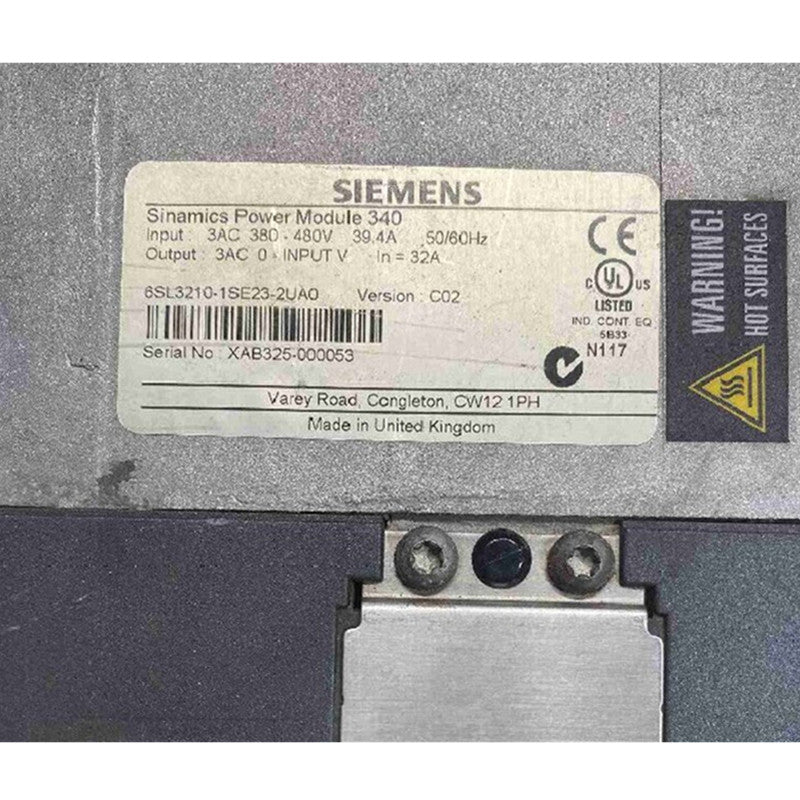 西門子變頻器6SL3210-1SE23-2UA0