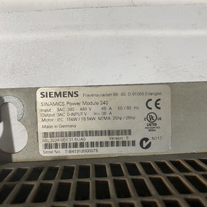 SIEMENS 6SL3224-0BE31-5UA0 Inverter