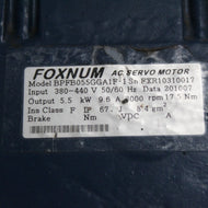 Foxnum BPFB055GGA1F-1 AC Servo Motor 5.5kW