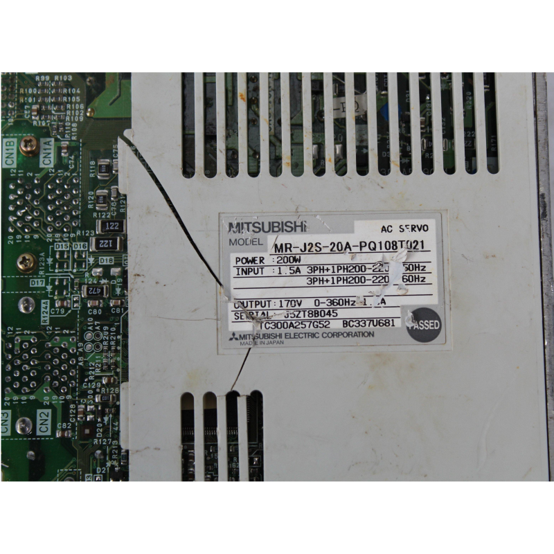 三菱MR-J2S-20A-PQ108T021交流伺服驅動器200w