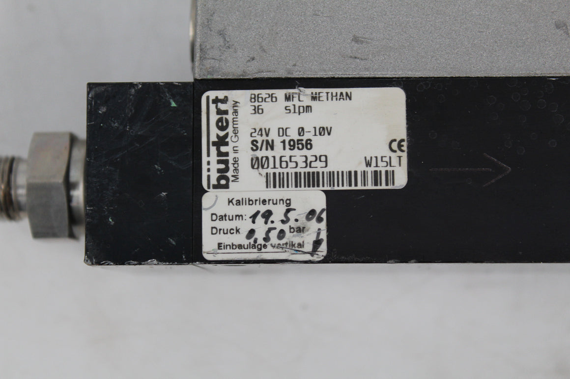 Bürkert 8626 MFC METHAN Gas Mass Flow Controller - Rockss Automation