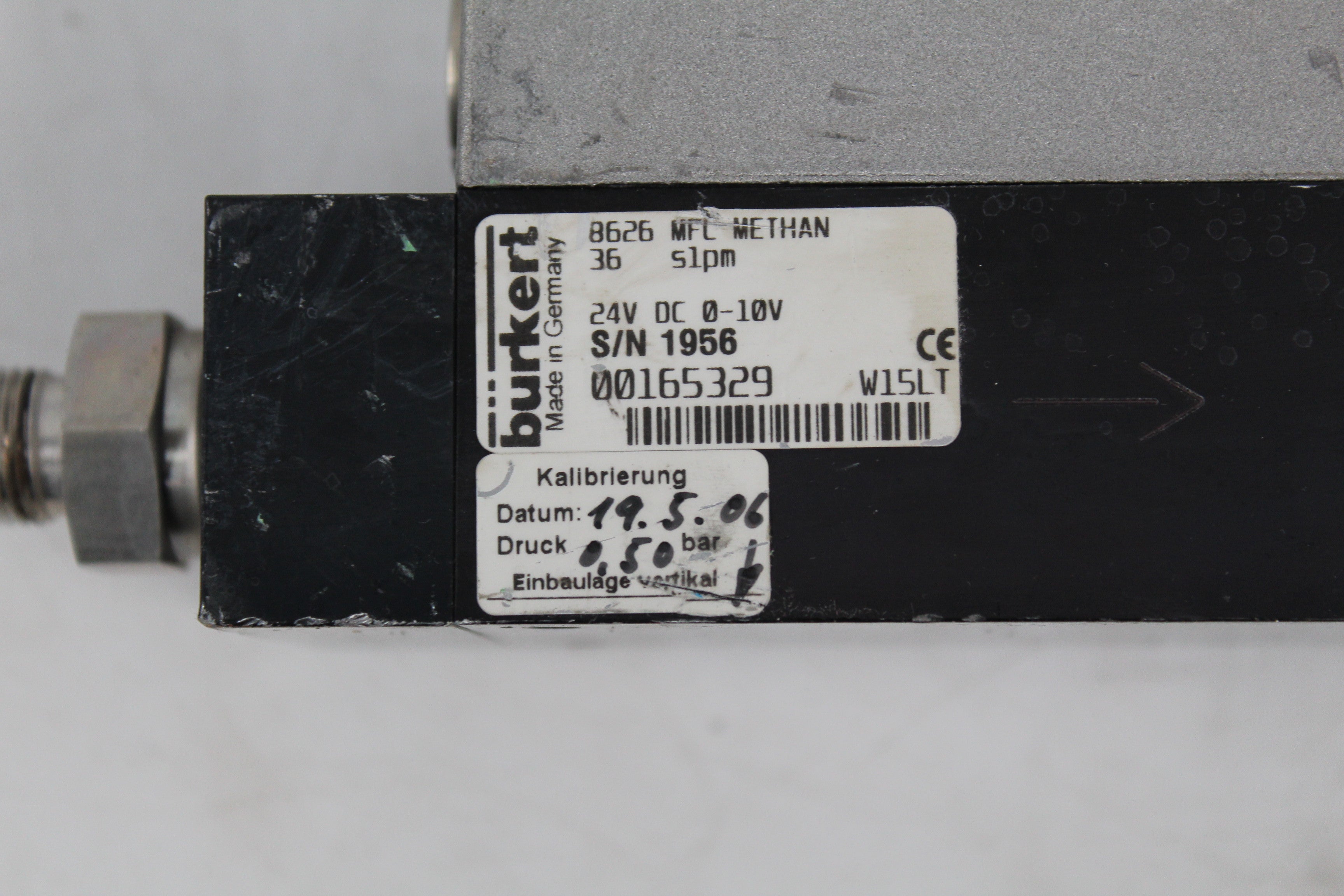 Bürkert 8626 MFC METHAN Gas Mass Flow Controller - Rockss Automation
