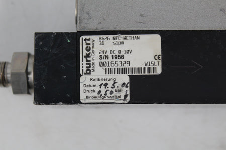 Bürkert 8626 MFC METHAN Gas Mass Flow Controller - Rockss Automation