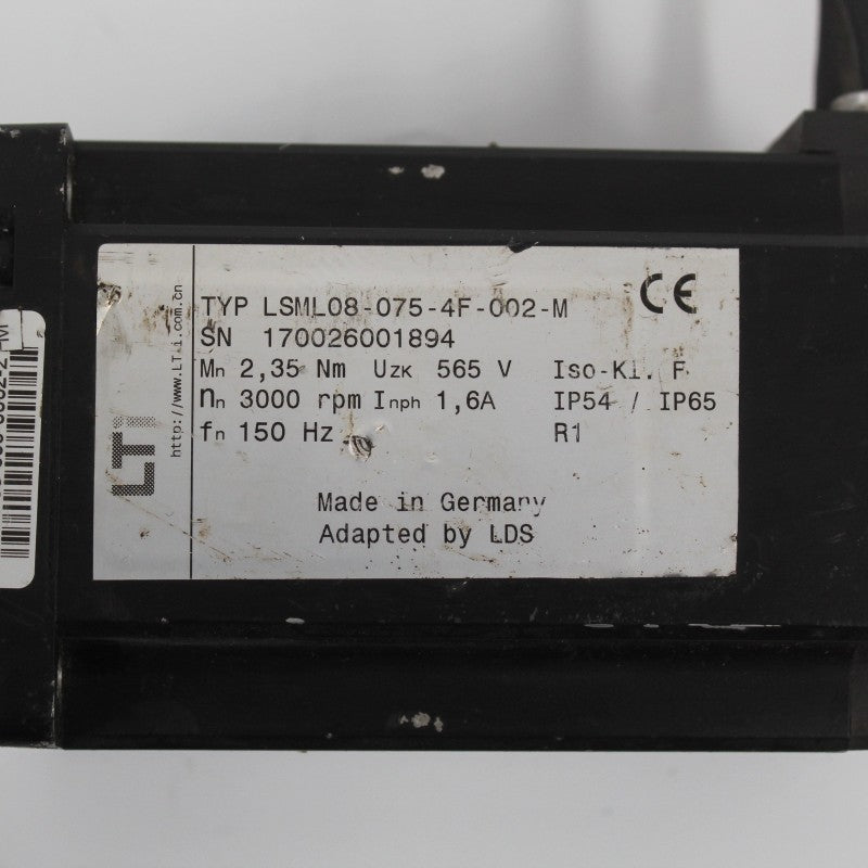 魯斯特LSML08-075-4F-002-M伺服馬達150Hz