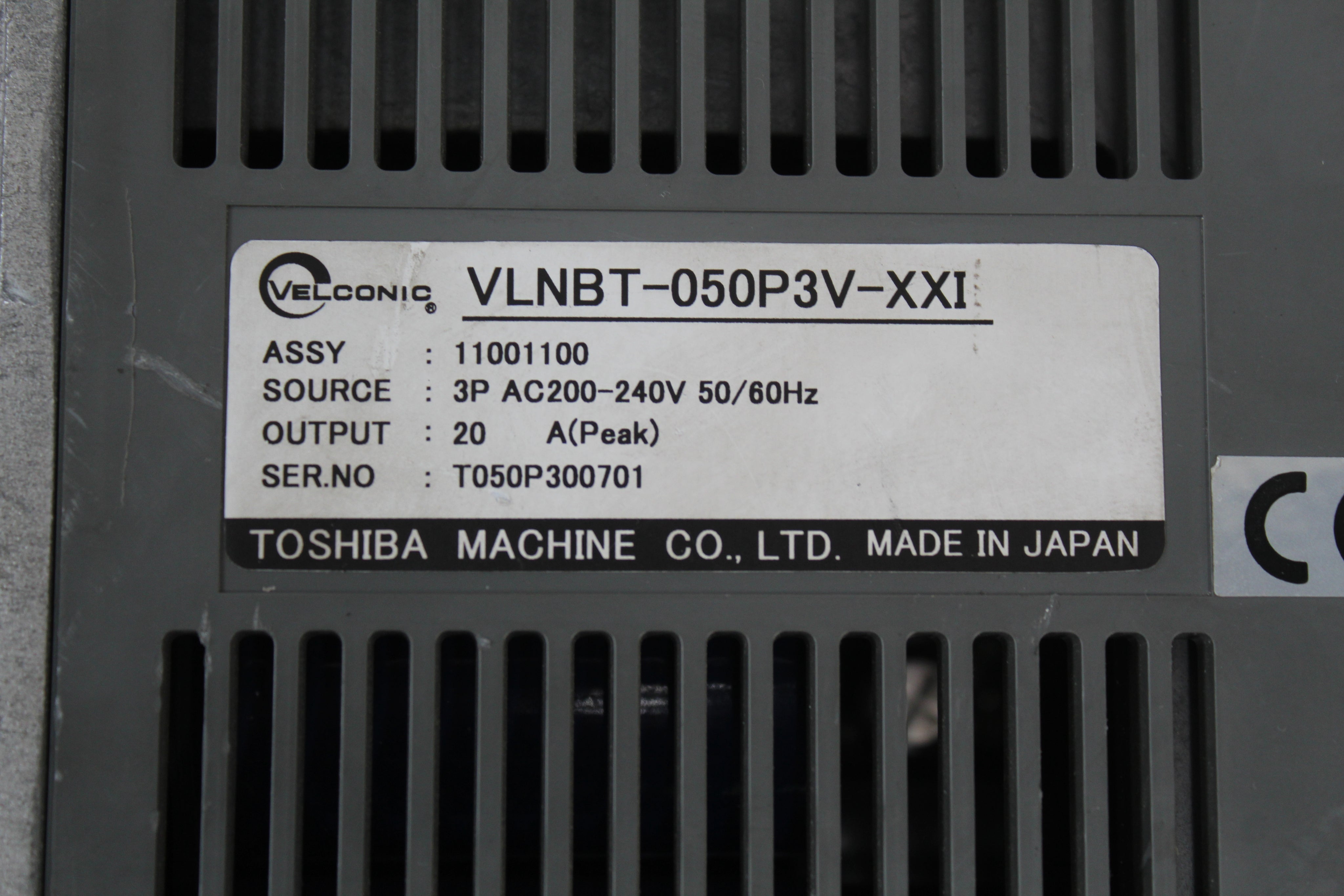 Velconic VLNBT-050P3V-XXI Servo Driver - Rockss Automation