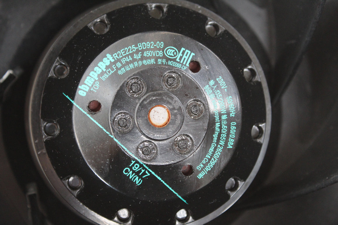 ebmpapst R2E225-BD92-09 Centrifugal Fan - Rockss Automation