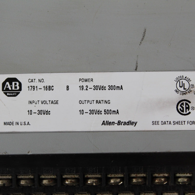 Allen Bradley 1791-16BC I/O模組B系列